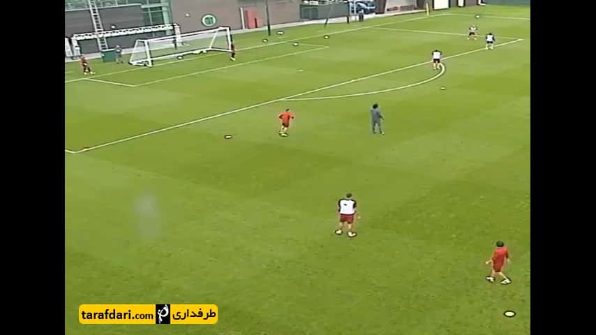 گل قیچی برگردان آلبرتو مورنو در تمرینات لیورپول