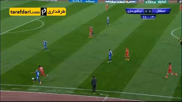 ویدیو؛ گل آلویس نانگ به استقلال (استقلال 2-3 تراکتورسازی)
