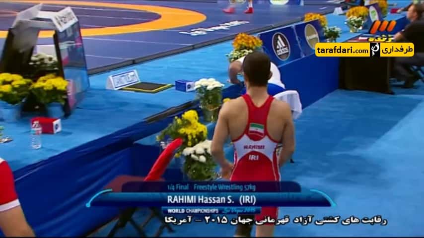 ویدیو؛ کشتی آزاد قهرمانی جهان- پیروزی حسن رحیمی مقابل حریف کره ای