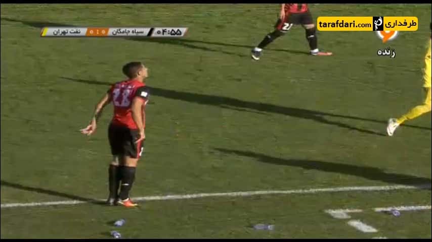 خلاصه بازی سیاه جامگان 2-2 نفت تهران
