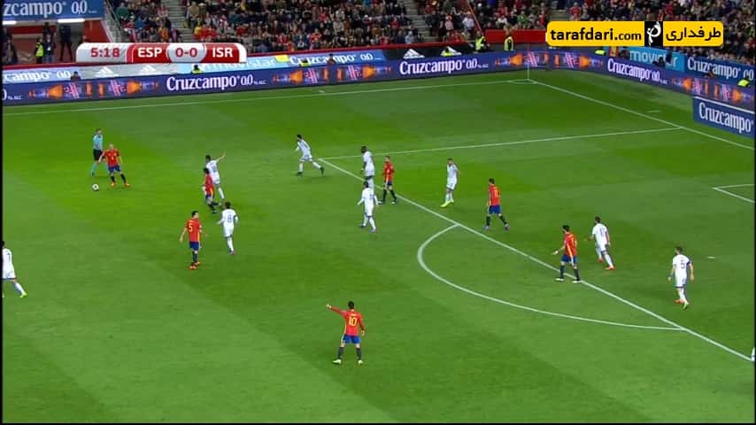 خلاصه بازی اسپانیا 4-1 رژیم صهیونیستی - دیگو کوستا