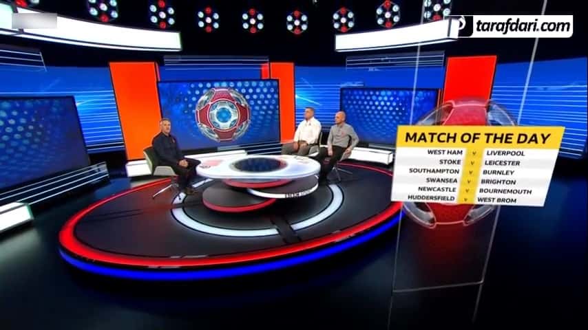برنامه Match of the Day - ویدیو زیرنویس فارسی - گری لینکر - دنی مورفی - سم آلاردایس
