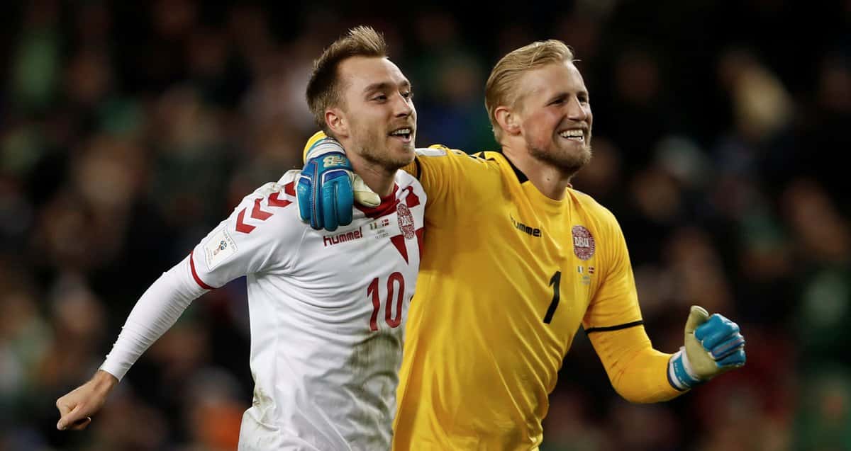 Christian Eriksen - Kasper Schmeichel