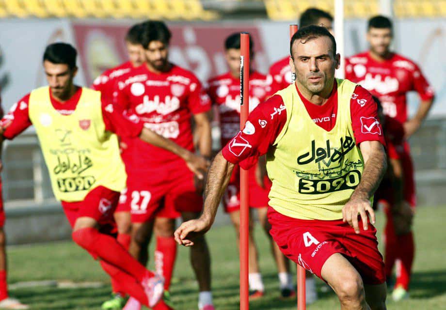 گزارش تمرین پرسپولیس؛ از پا به توپ شدن امیری تا خوش و بش برانکو با بازیکنان