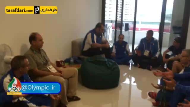 ویدیو؛ ّبدرقه بهداد سلیمی برای حضور در مسابقات وزنه برداری المپیک