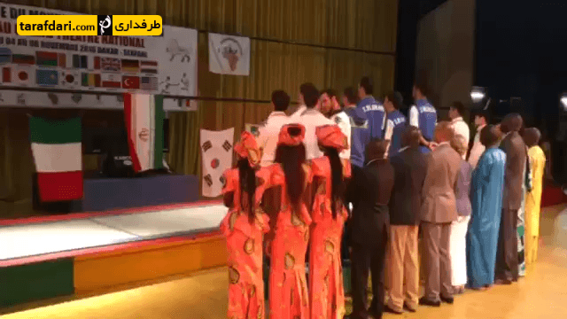 ویدیو؛ اهتزاز پرچم ایران برای قهرمانی در مسابقات جهانی شمشیربازی