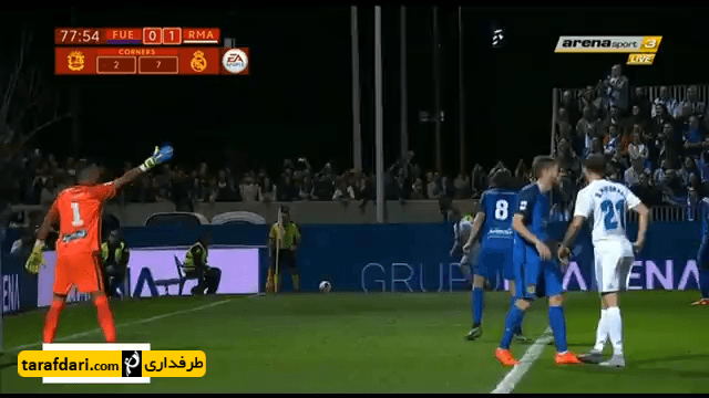 گل وازکز به فوئنلابرادا (فوئنلابرادا 0-2 رئال مادرید)