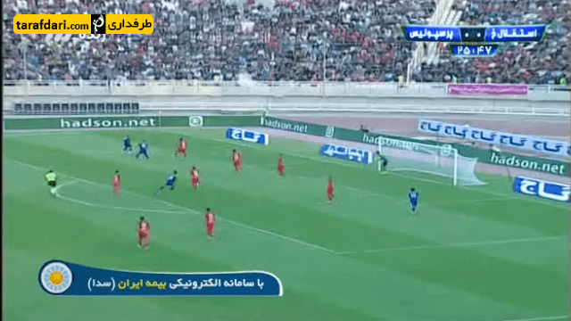 ویدیو؛ صحنه مشکوک به پنالتی در بازی استقلال خوزستان - پرسپولیس
