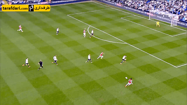 گل توماس روسیچکی به تاتنهام-آرسنال-لیگ برتر انگلیس-دربی شمال لندن-Tomas Rosicky