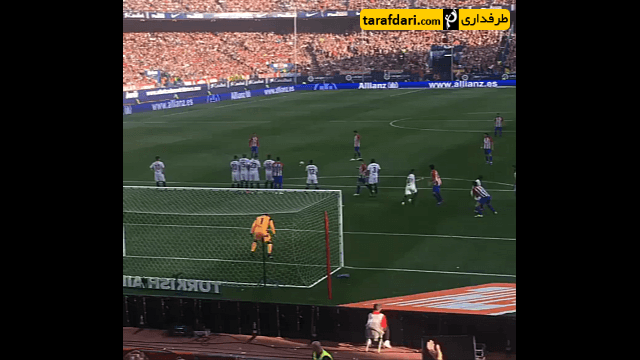 گل کریزمان به سویا-اتلتیکو مادرید-ویسنته کالدرون-لالیگا-اسپانیا
