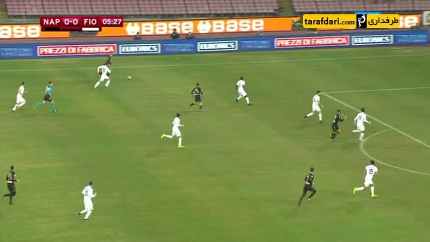 خلاصه بازی ناپولی 1-0 فیورنتینا