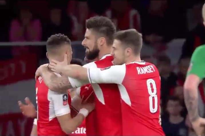 خلاصه بازی آرسنال 5-0 لینکلن سیتی