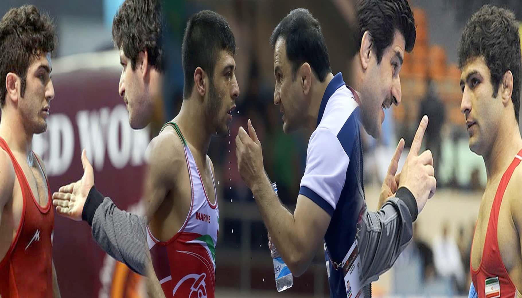 کشتی آزاد-ملی پوش کشتی آزاد-57 کیلوگرم کشتی آزاد-انتخابی تیم ملی کشتی آزاد-یونس سرمستی-رضا اطری-حسن رحیمی