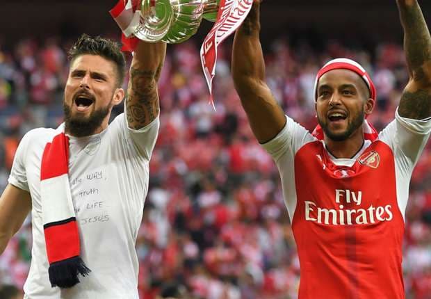 تئو ولکات - اولیویه ژیرو - آرسنال - FA CUP - وست هم