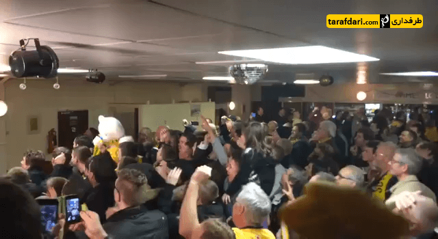 ساتن یونایتد - آرسنال - خوشحالی هواداران ساتن - جام حذفی انگلستان - Arsenal - Sutton united - fans - celebration