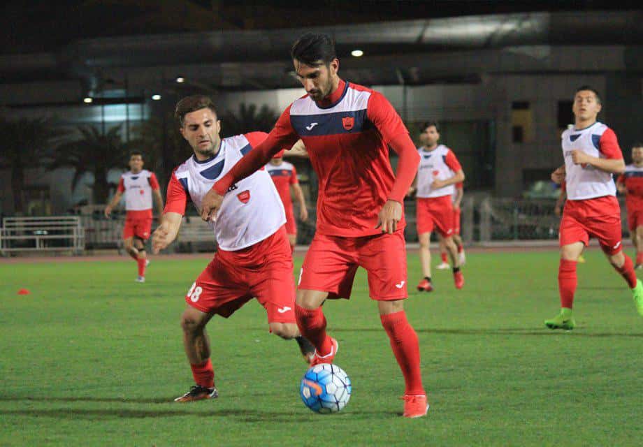 تمرین - پرسپولیس -لخویا قطر - لیگ قهرمانان آسیا