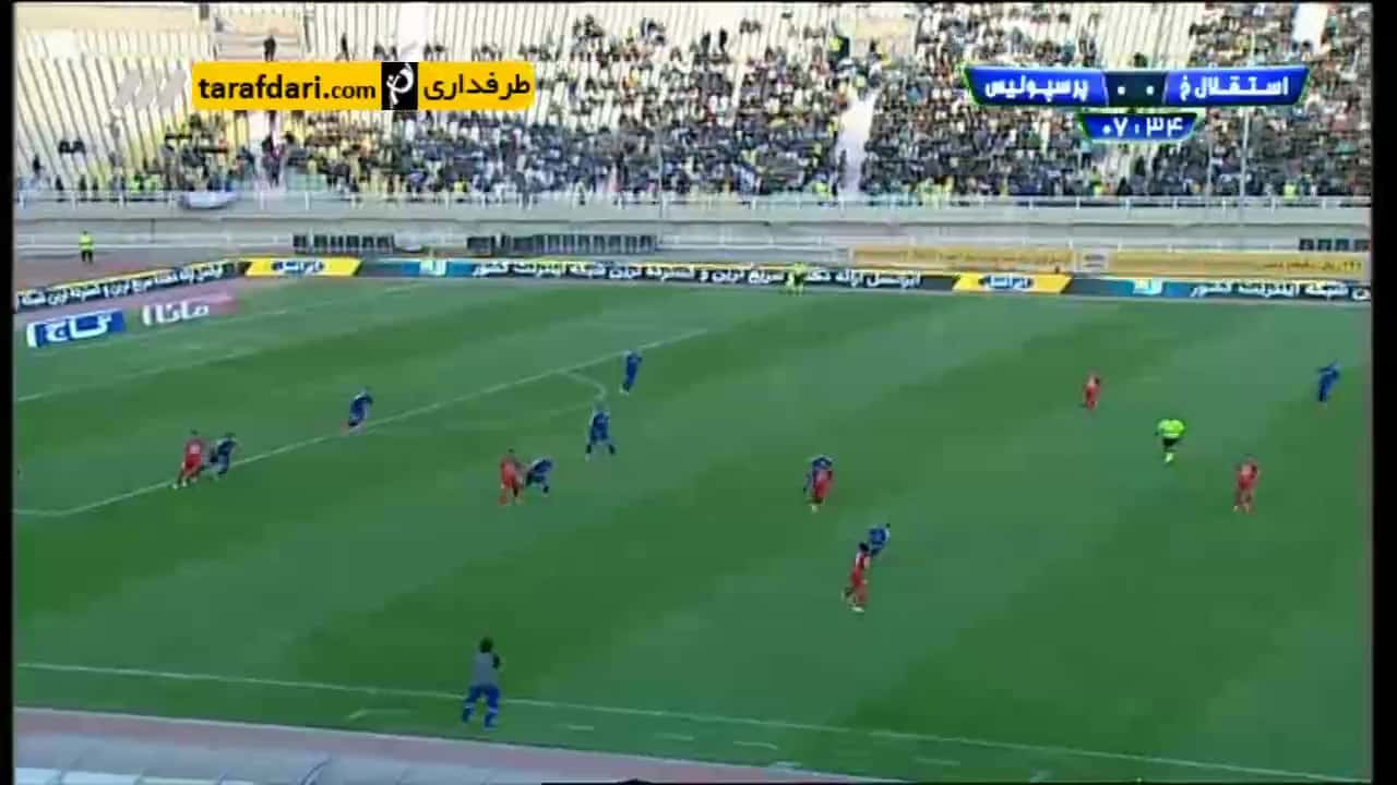 خلاصه بازی استقلال خوزستان 1-1 پرسپولیس