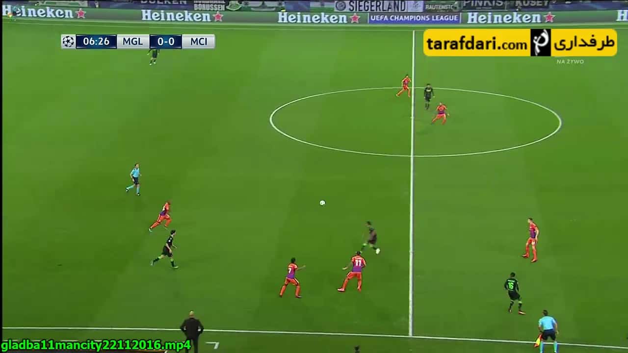 خلاصه بازی مونشن گلادباخ 1-1 منچسترسیتی