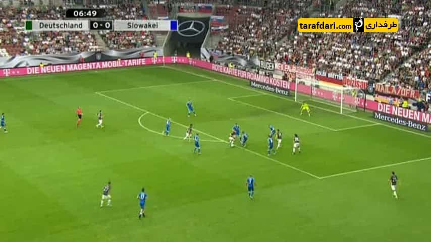 خلاصه بازی آلمان 1-3 اسلوواکی (گل زیبای همسیک)