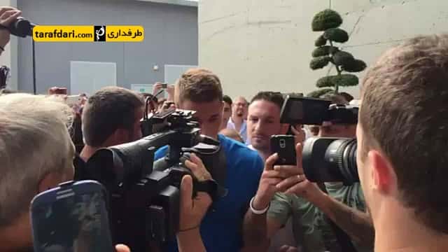 ویدیو؛ ورود مارکو پیاتسا به تورین
