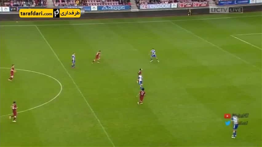 محمد صلاح - وینگر مصری لیورپول - بازی دوستانه - ویگان اتلتیک
