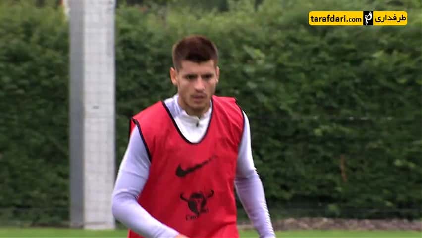 آلوارو موراتا - چارلی موسوندا - آنتونیو کونته - chelsea training
