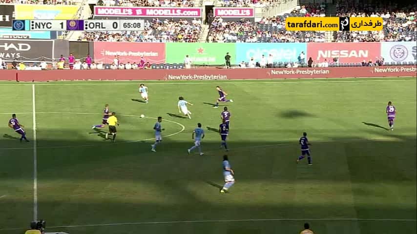 ویدیو؛ گل چیپ و زیبای ویا در لیگ MLS با پاس گل پیرلو