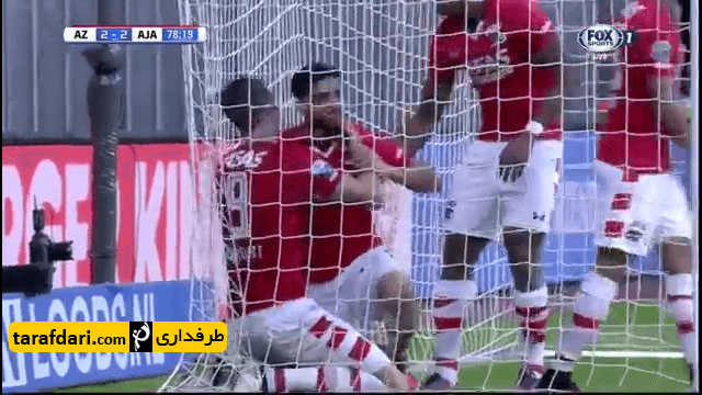 ویدیو؛ پاس گل علیرضا جهانبخش مقابل آژاکس (آلکمار 2-2 آژاکس)