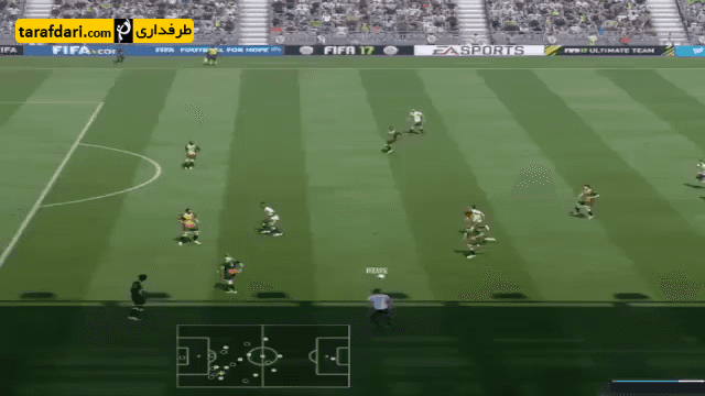ویدیو؛ وقتی در بازی FIFA 17 به شکلی مضحک گل می خوری