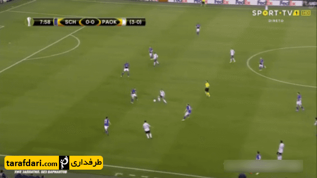 گل های بازی شالکه 1-1 پائوک