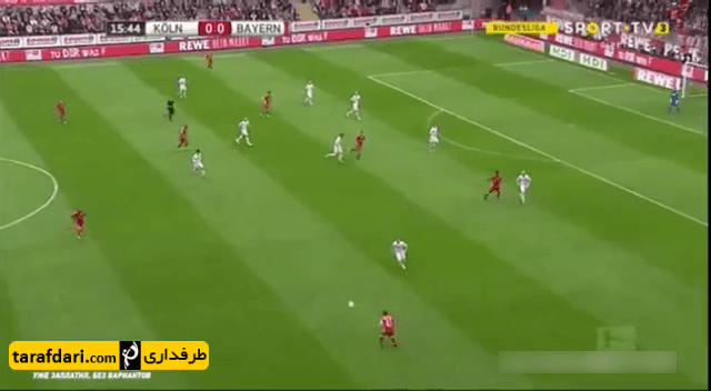 گل های بازی کلن 0-3 بایرن مونیخ