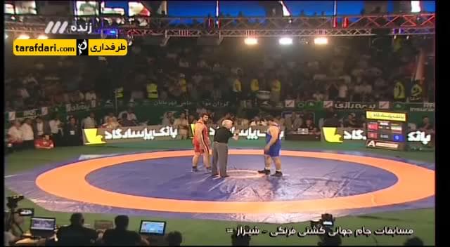 ویدیو؛ جام جهانی کشتی- باباجان زاده و ضربه فنی کردن ارسلان در وزن 130 کیلوگرم (ایران -ترکیه)