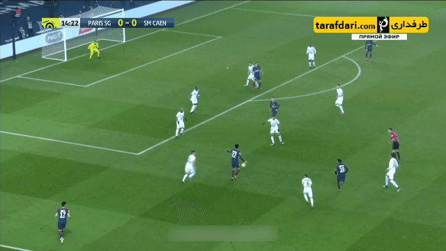 گل های بازی پاری سن ژرمن 3-1 کان