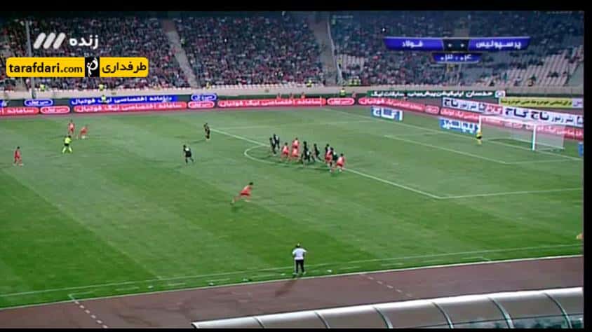 خلاصه بازی پرسپولیس 1-1 فولاد
