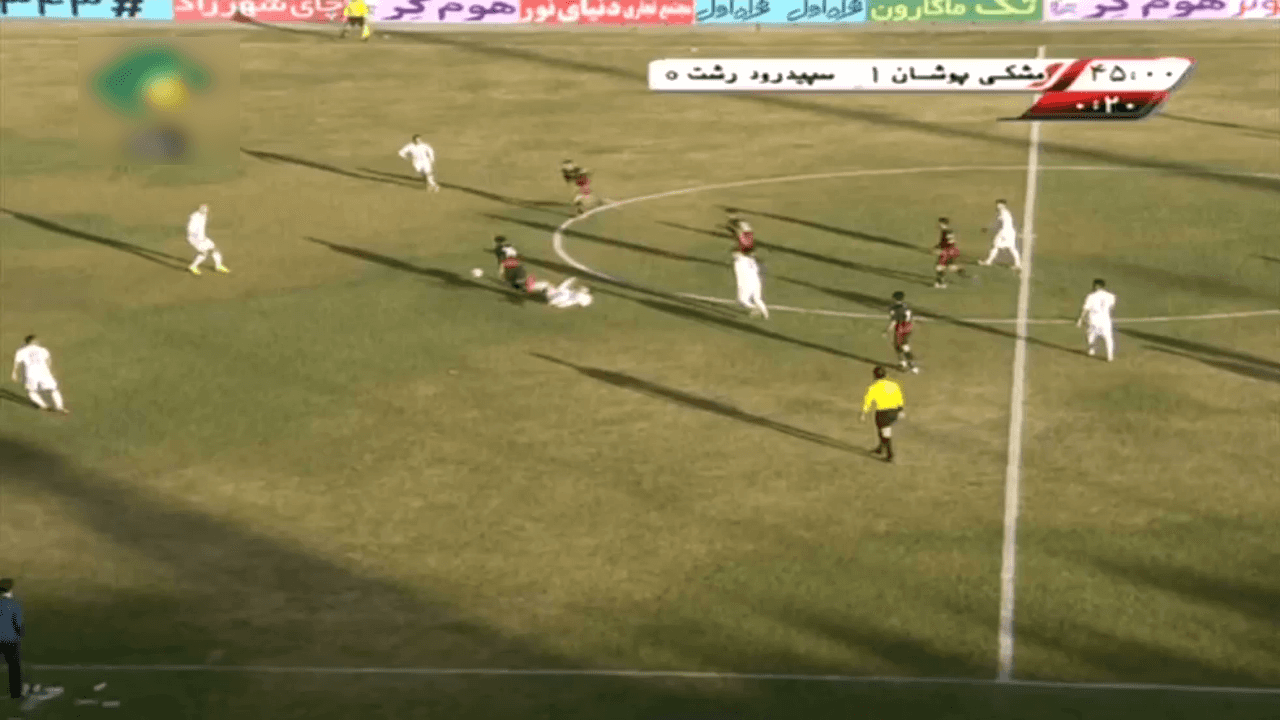 گل های بازی مشکی پوشان 2-0 سپیدرود
