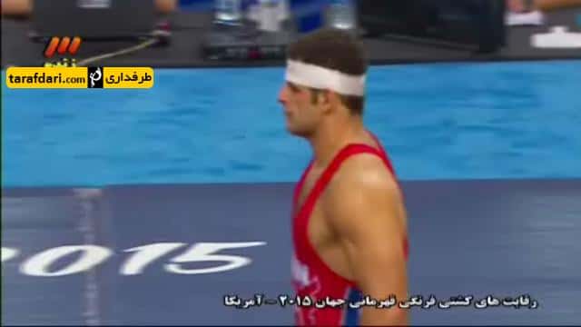 ویدیو؛ کشتی قهرمانی جهان - قاسم رضایی با پیروزی برابر حریفی از بلغارستان به فینال رسید