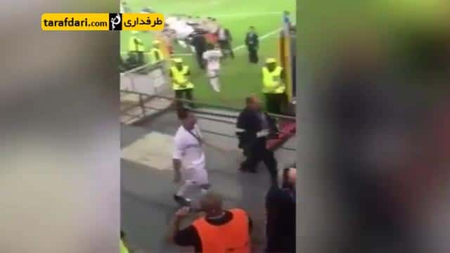 ویدیو؛ عکس گرفتن رونالدو با دو هوادار ناتوان در بحبوحه جشن قهرمانی