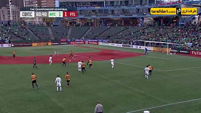 ویدیو؛ گلزنی رائول برای نیویورک کاسموس (نیویورک کاسموس 2-1 لاودرداله)
