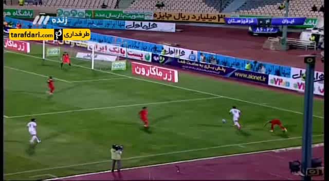 ویدیو؛ گل سردار آزمون به قرقیزستان (ایران 5 - 0 قرقیزستان)