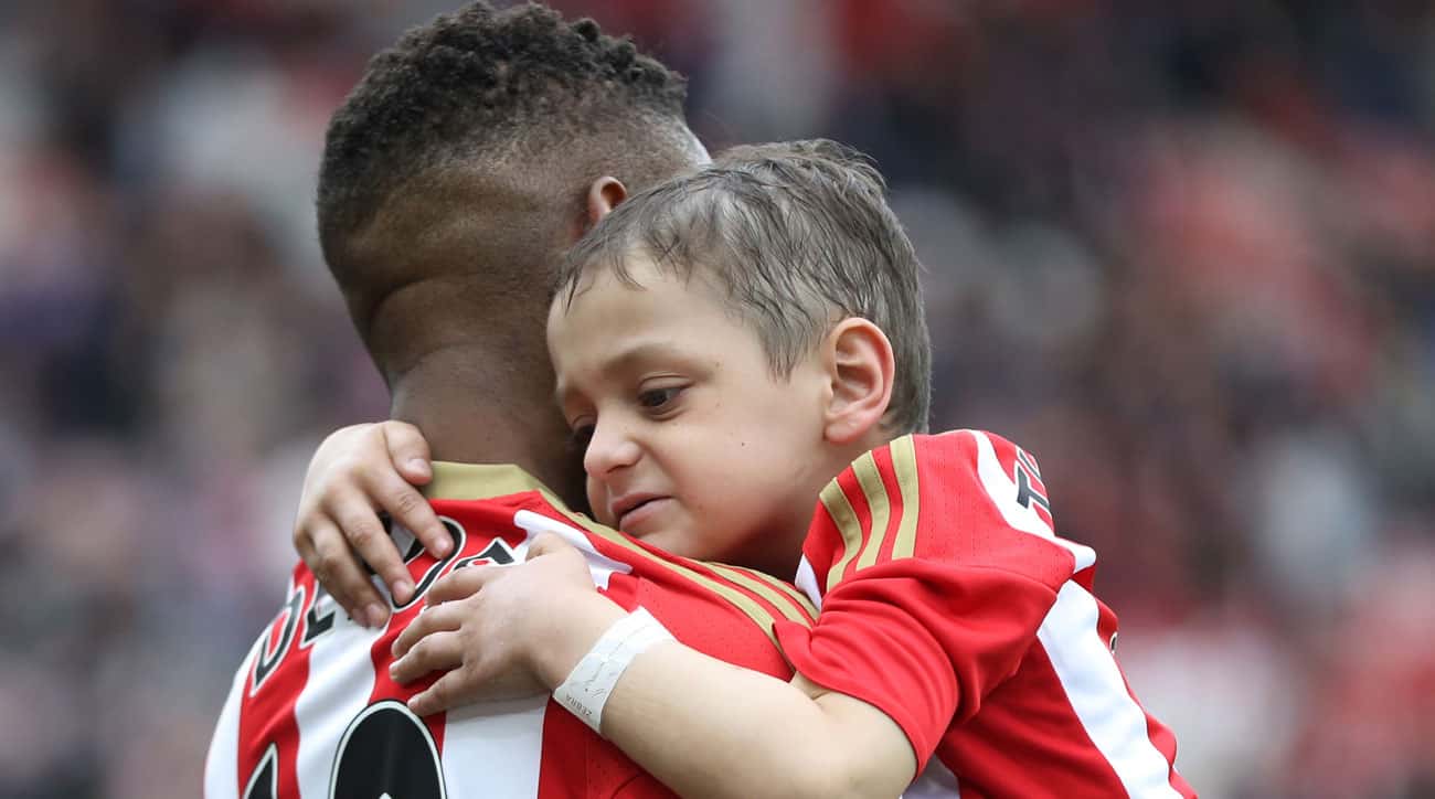 bradley-lowery-jermain-defoe. - ساندرلند