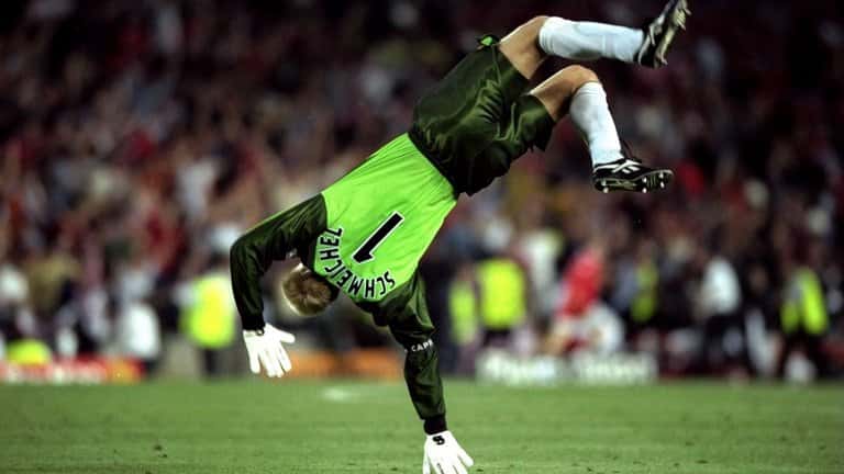 منچستر یونایتد - فینال نیوکمپ - Schmeichel - سر الکس فرگوسن