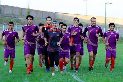 حضور استیلی در اردوی پرسپولیس