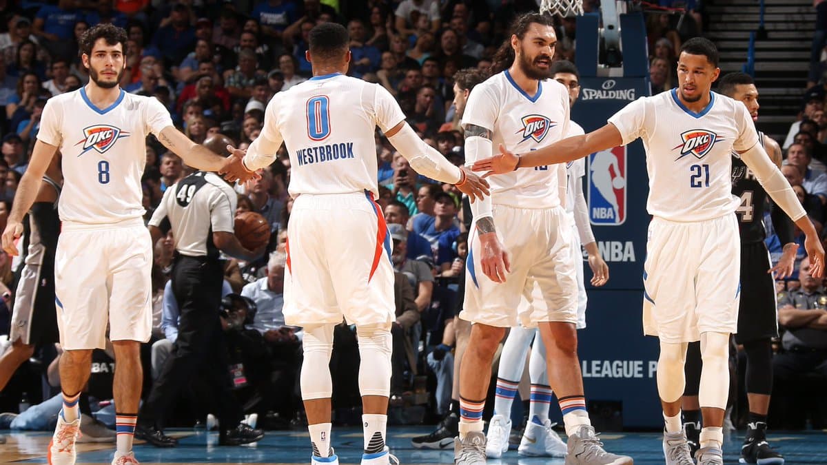 بسکتبال nba - کنفرانس غرب - اوکلاهاما - سن آنتونیو