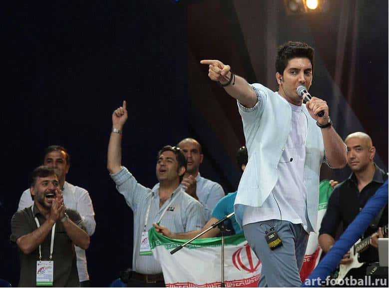 اجرای موفق هنرمند ایرانی در فستیوال جام جهانی هنرمندان Art Football 2014