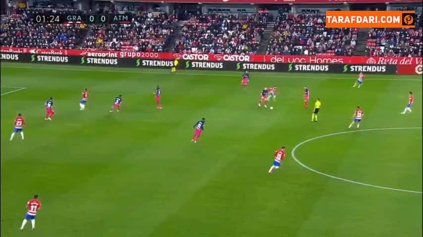 خلاصه بازی گرانادا 2-1 اتلتیکو مادرید (لالیگا - 2021/22)