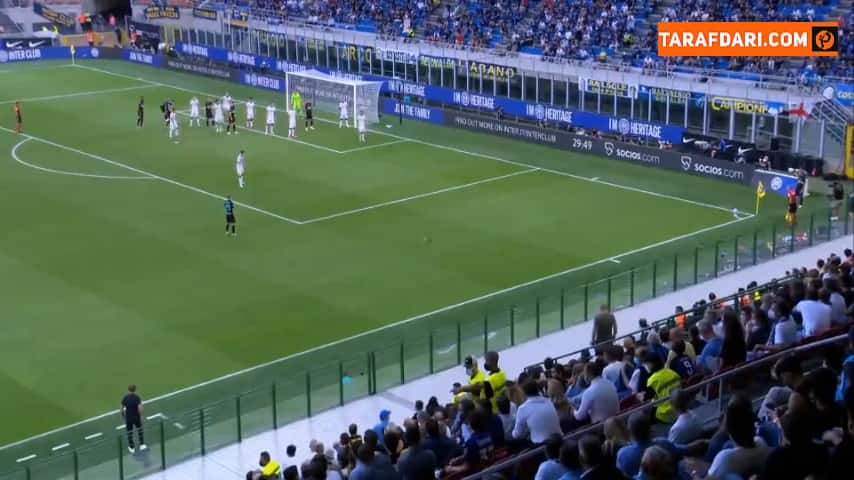 گل میلان اشکرینیار به بولونیا (اینتر 2-0 بولونیا)