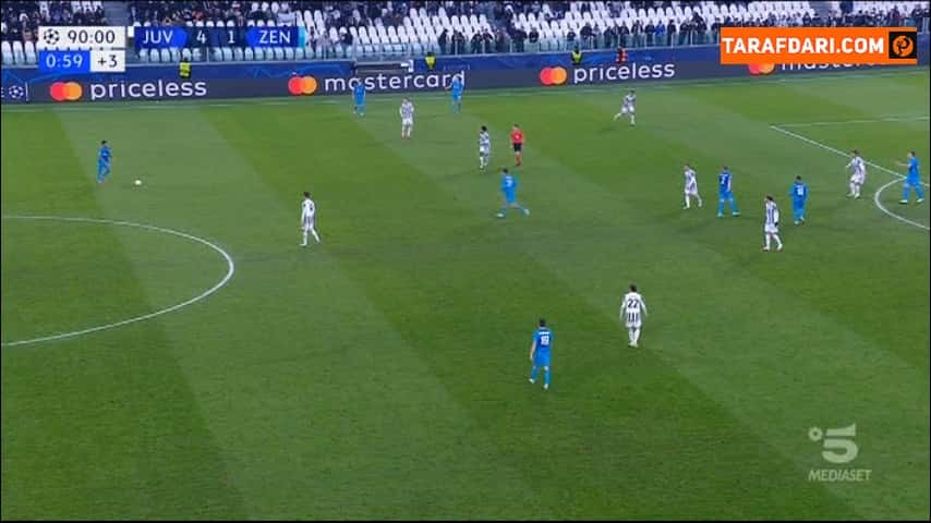 گل سردار آزمون به یوونتوس (یوونتوس 4-2 زنیت)