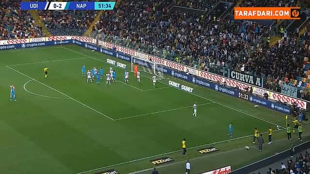 گل تماشایی کالیدو کولیبالی به اودینزه (اودینزه 0-3 ناپولی)