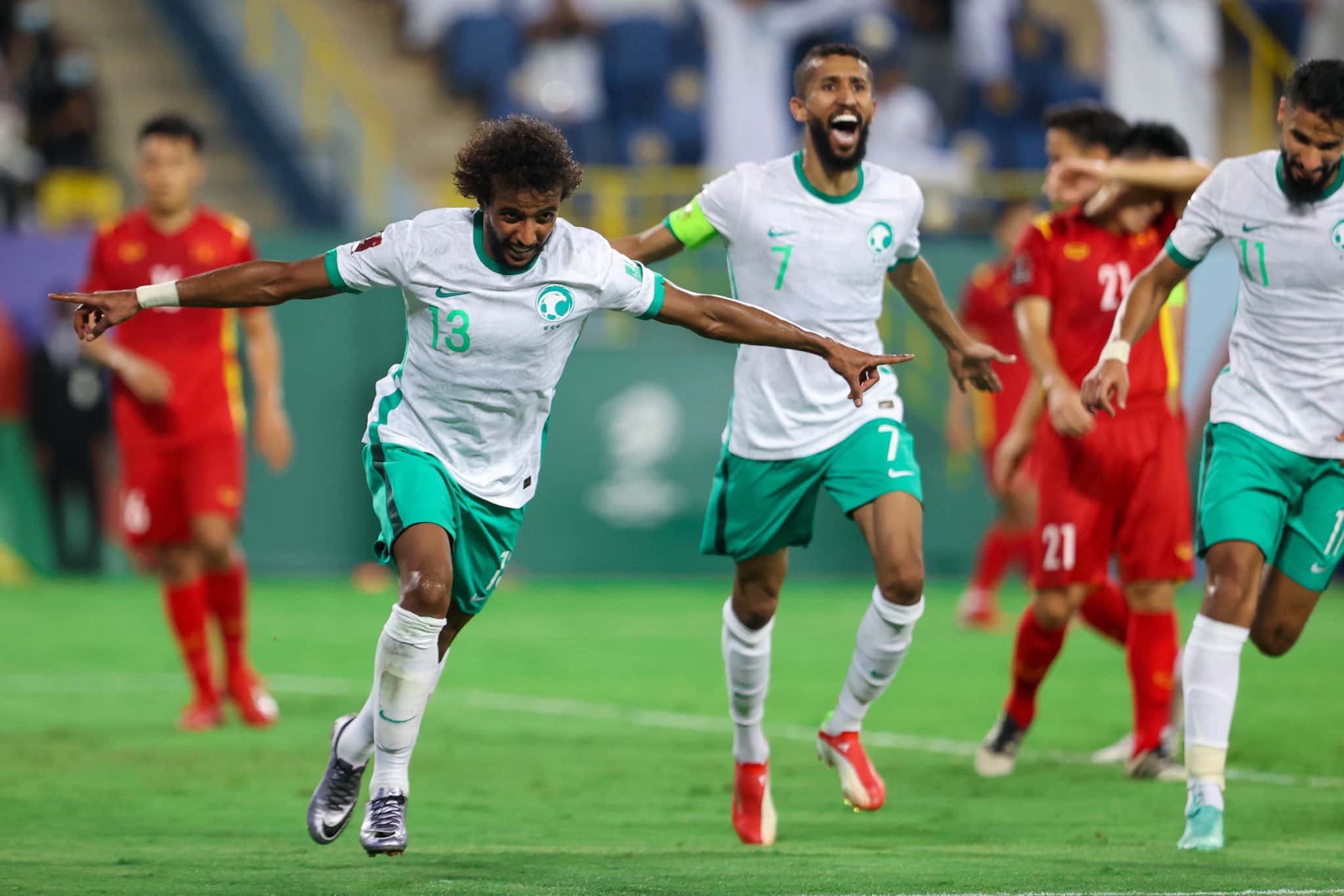 عربستان 3-1 ویتنام؛ کامبک عربستان برابر حریف 10 نفره