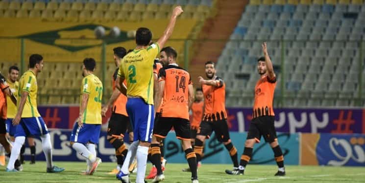 تساوی مس رفسنجان و نفت آبادان در دیداری دوستانه